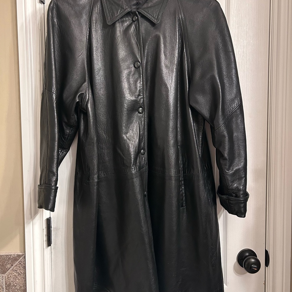 Vintage Maxima Black Leather Jacket